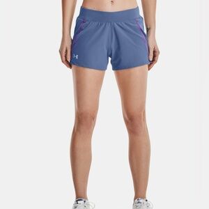 Under Armour Women UA HeatGear Speed Pocket Running Shorts Size XL
